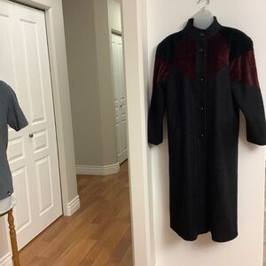 Vintage Fabulous WOOL  (80%) coat M/L 36-38 bust UNION MADE VTG